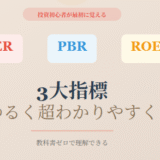 PER・PBR・ROEとは？ 投資初心者がまず覚えるべき3大指標ゆるく超わかりやすく解説